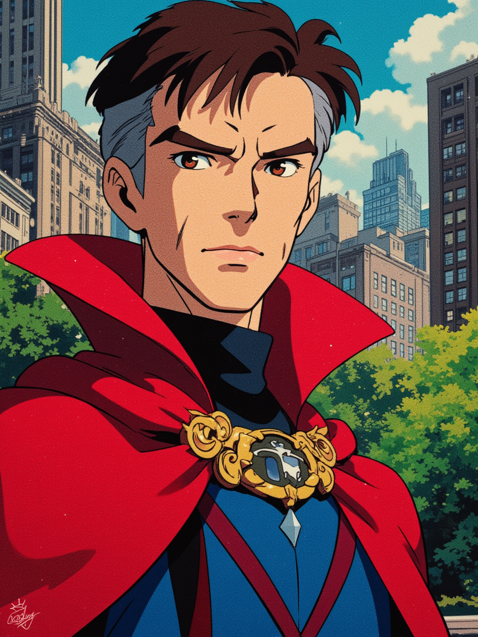 Marvel Characters in 90s Anime Style - My, Нейронные сети, Neural network art, Flux, Stable diffusion, Marvel, Retro, iron Man, Spiderman, Deadpool, Wolverine (X-Men), Doctor Strange, Thor, Hulk, Captain America, Anime, Longpost