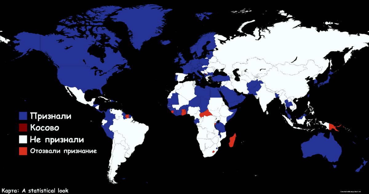 Maps of recognition of inferior states - Cards, Geography, Country, Unrecognized state, Politics, History (science), Abkhazia, South Ossetia, Transnistria, Israel, Palestine, Cyprus, Taiwan, Longpost