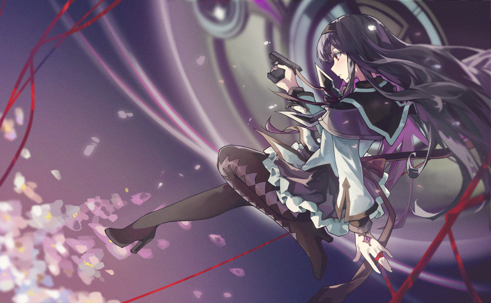 Akemi Homura - Anime, Anime art, Mahou Shoujo Madoka Magica, Akemi homura