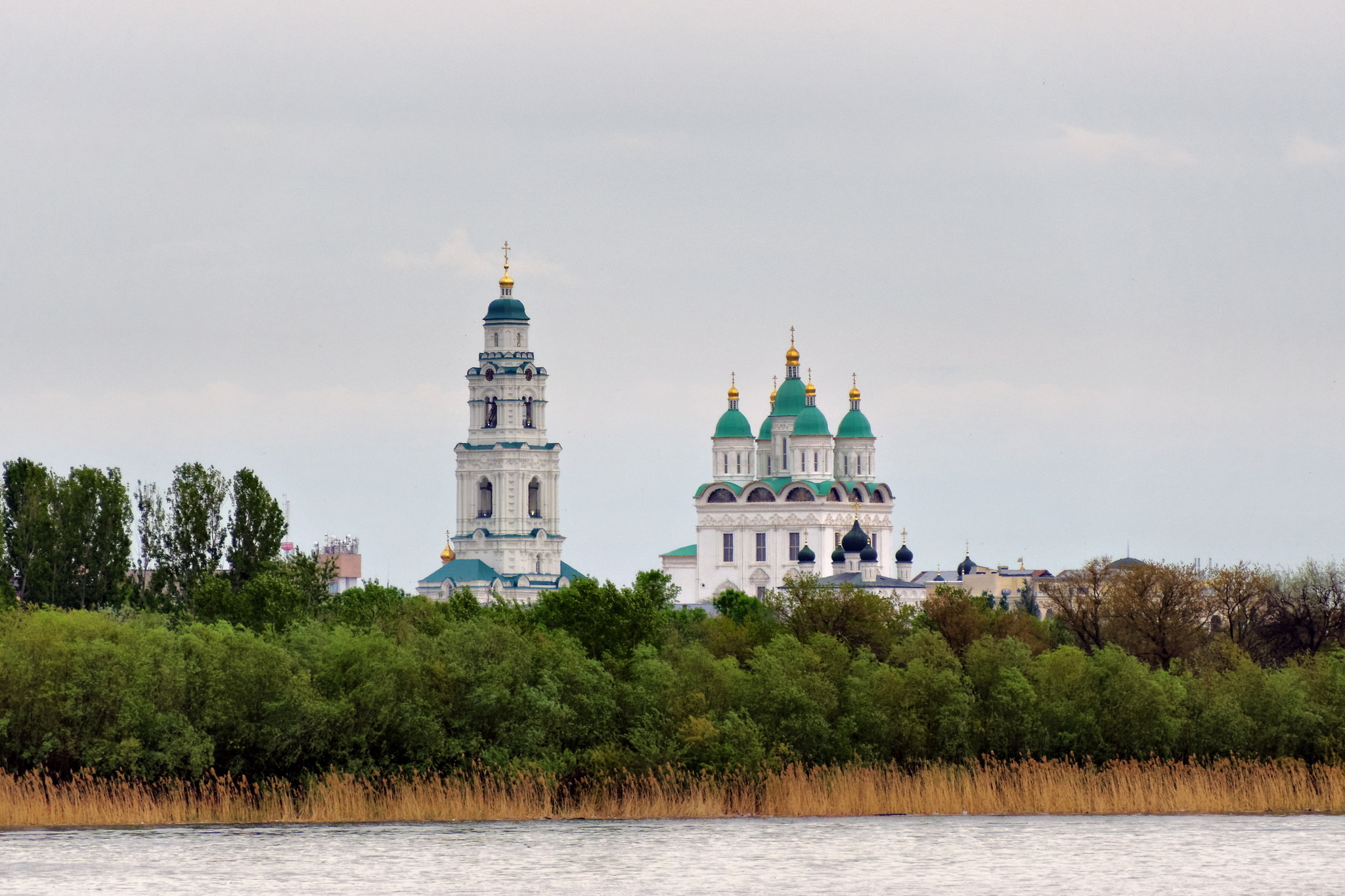 Вид на Астрахань с Волги - Моё, Фотография, Май, Астрахань, Река Волга, Длиннопост