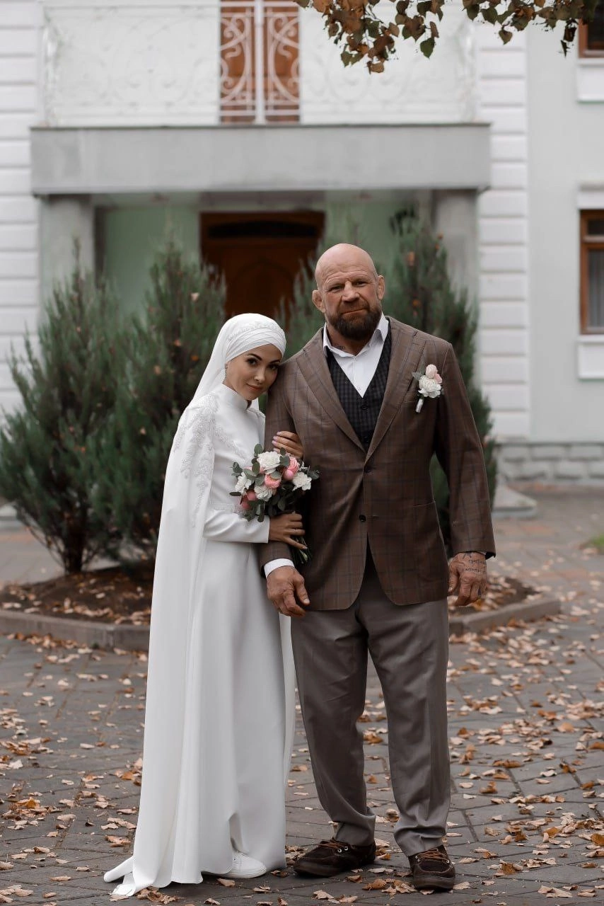 MMA fighter Jeff Monson, who converted to Islam, got married! - Islam, Jeff Monson, The photo, Wedding, Family, Athletes, Muslims, VKontakte (link), Longpost