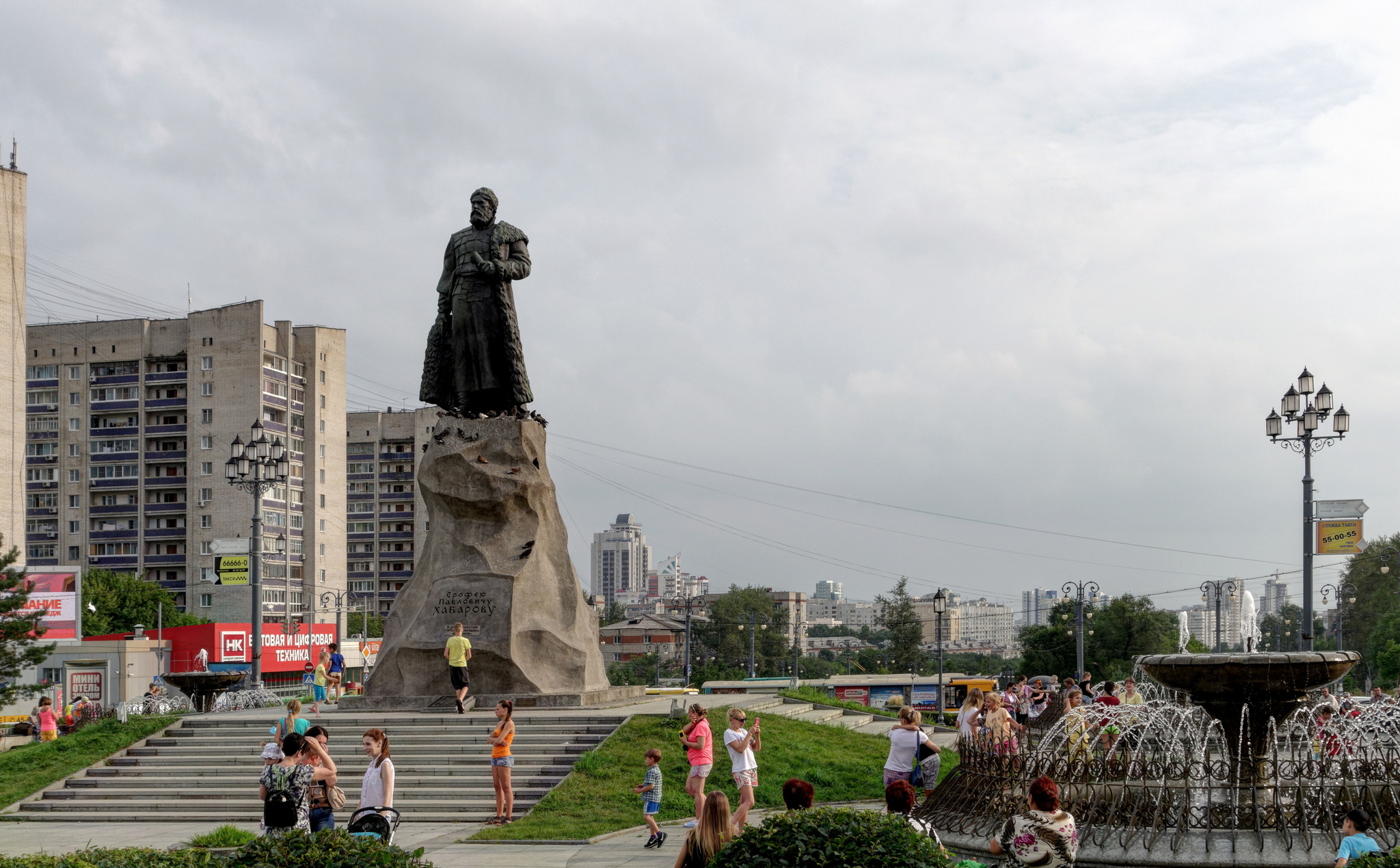 Khabarovsk. Railway station - My, The photo, July, Khabarovsk, Railway station