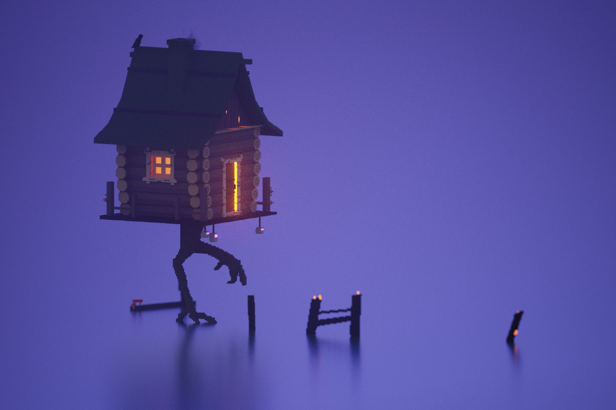 Voxels - My, Longpost, Voxelart, 3D