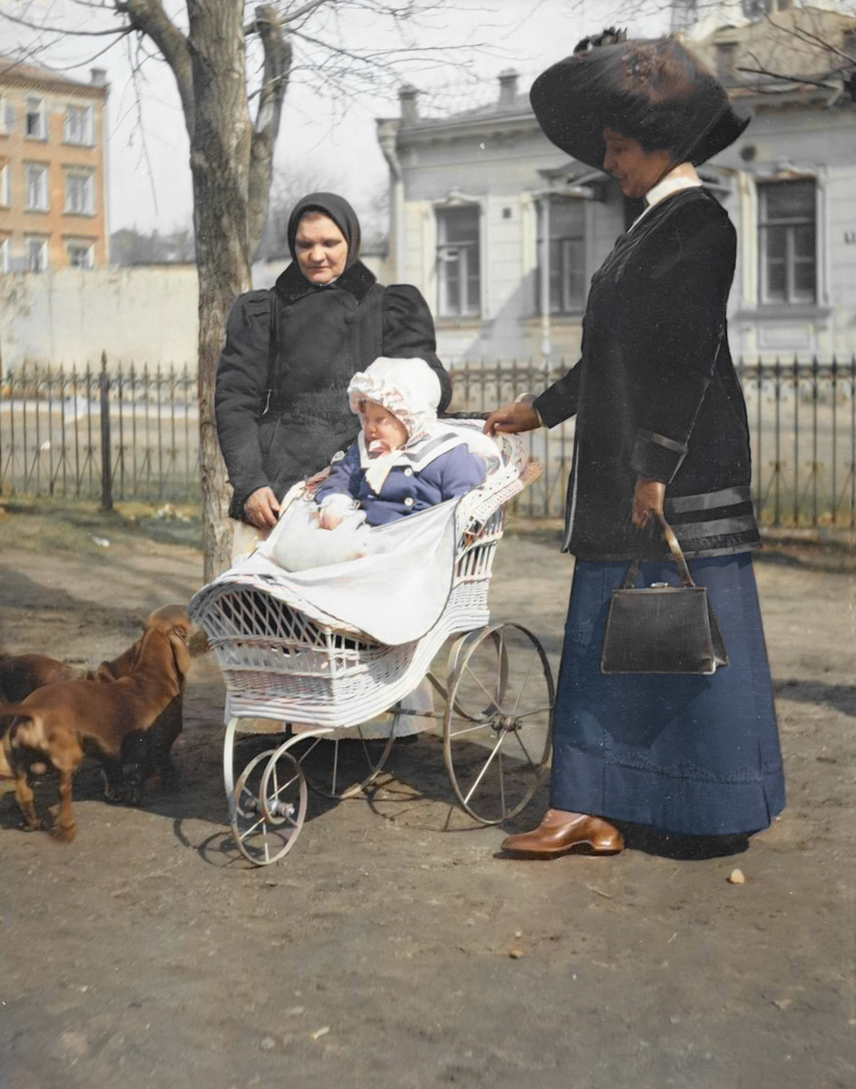 Цветные снимки дореволюционной Москвы. Жизнь и виды города в начале ХХ века. Часть IV - Моё, Историческое фото, Старое фото, Фотография, Москва, Российская империя, 19 век, 20 век, Город, Краеведение, Колоризация, История города, Длиннопост