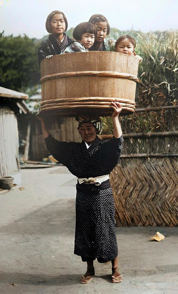 Curious Photos from the Past of Asian Countries. 20 Colorized Photos of the 20th Century. Part II - My, Historical photo, Old photo, 19th century, 20th century, Asia, China, Japan, Корея, The photo, Longpost