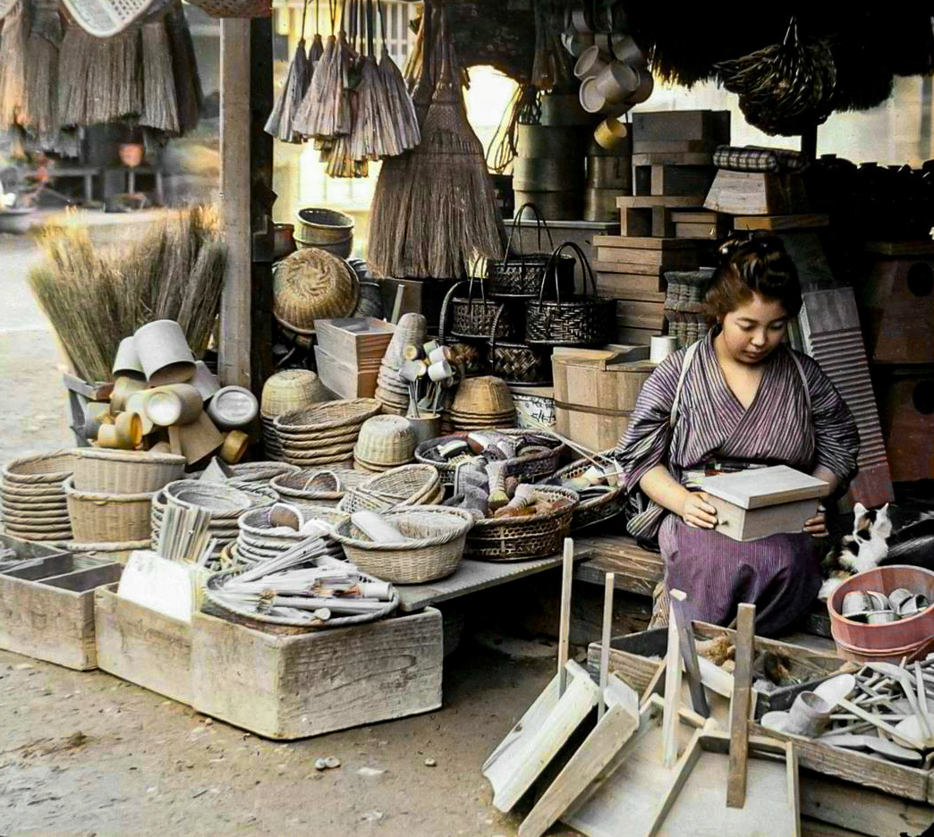 Curious Photos from the Past of Asian Countries. 20 Colorized Photos of the 20th Century. Part II - My, Historical photo, Old photo, 19th century, 20th century, Asia, China, Japan, Корея, The photo, Longpost