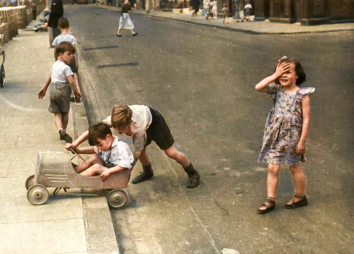 Curious Photos from Britain's Past. 20 Colorized Photographs of the 20th Century. Part VII - My, Old photo, Historical photo, The photo, Colorization, England, Great Britain, 20th century, Longpost