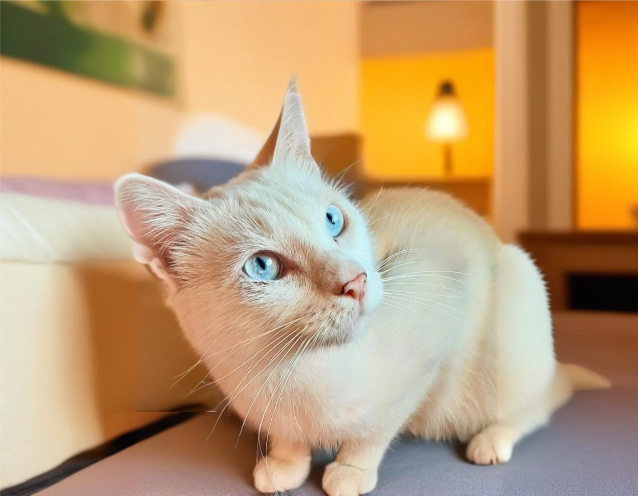 Angel - blue-eyed gentle cat - My, Happiness, Calmness, Love, Mood, Cat family, Small cats, Kindness, The senses, Care, Надежда, Joy, Kittens, Friend, Gratitude, Pet the cat, Positive, Fate, Good league, Animal shelter, Shelter, Longpost, In good hands, cat