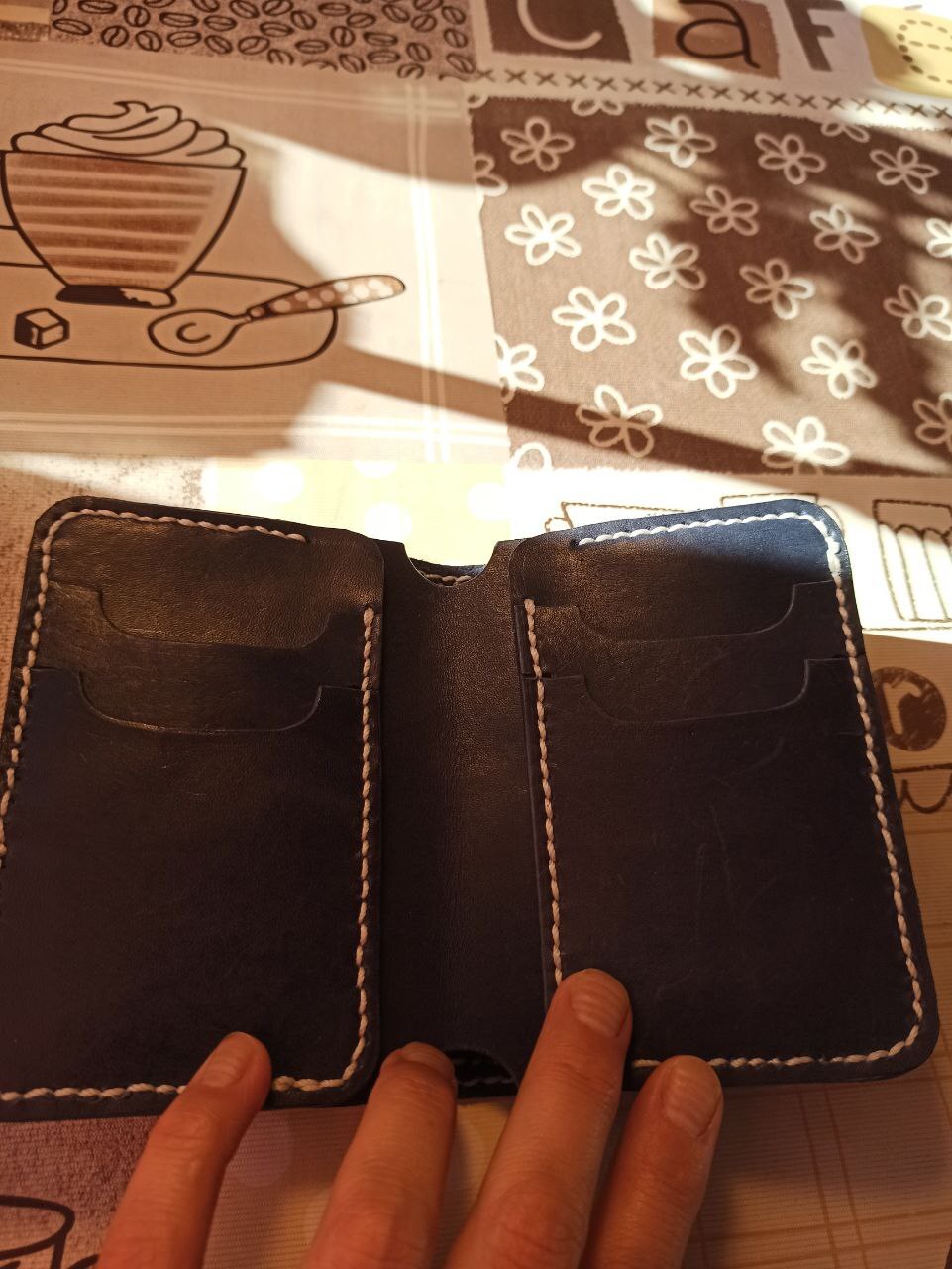 FIRST EXPERIENCE - Horror, Diary, First experience, Natural leather, Leather products, Longpost, My, Needlework without process