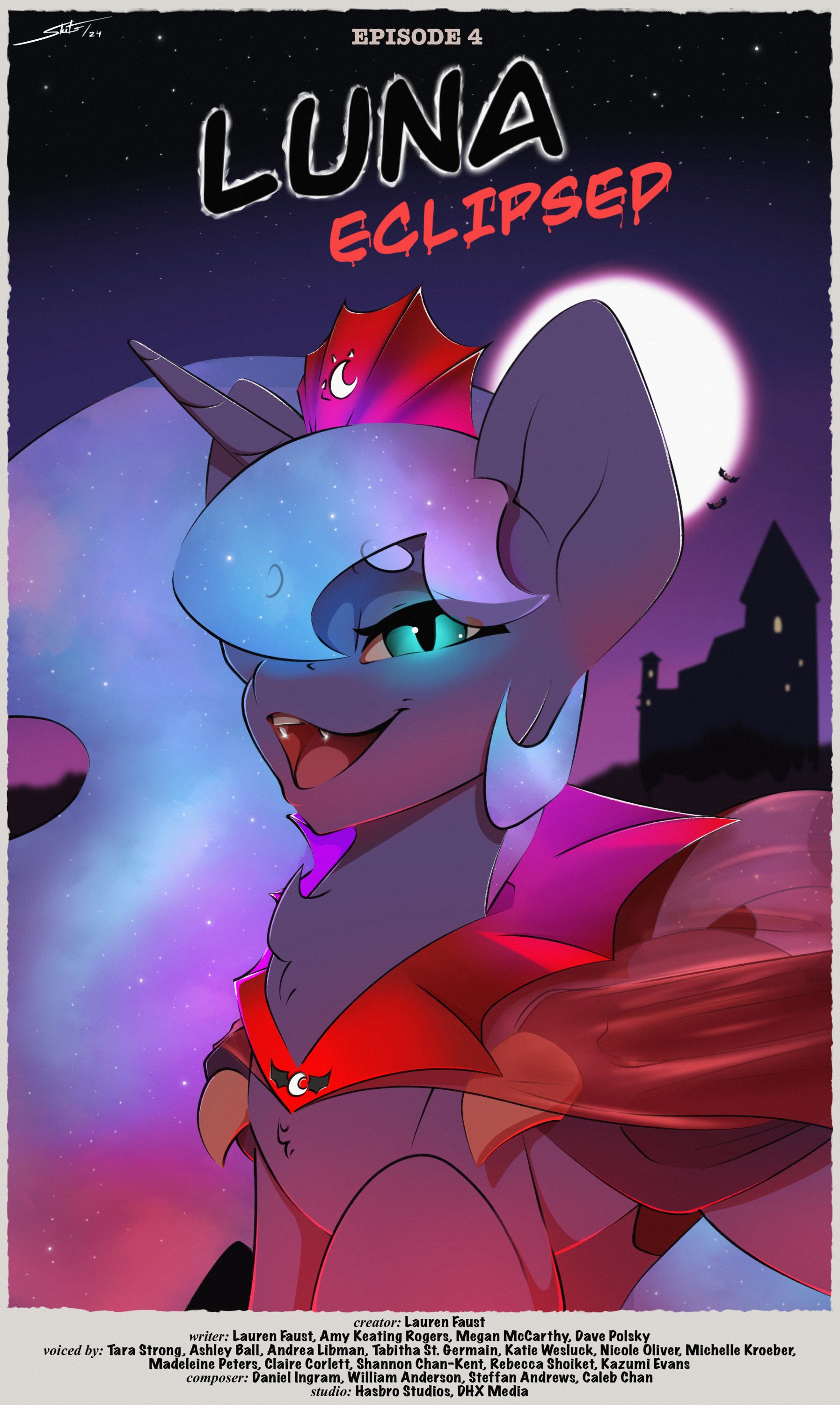 Moon: Eclipse - My little pony, Princess luna, Skitsroom