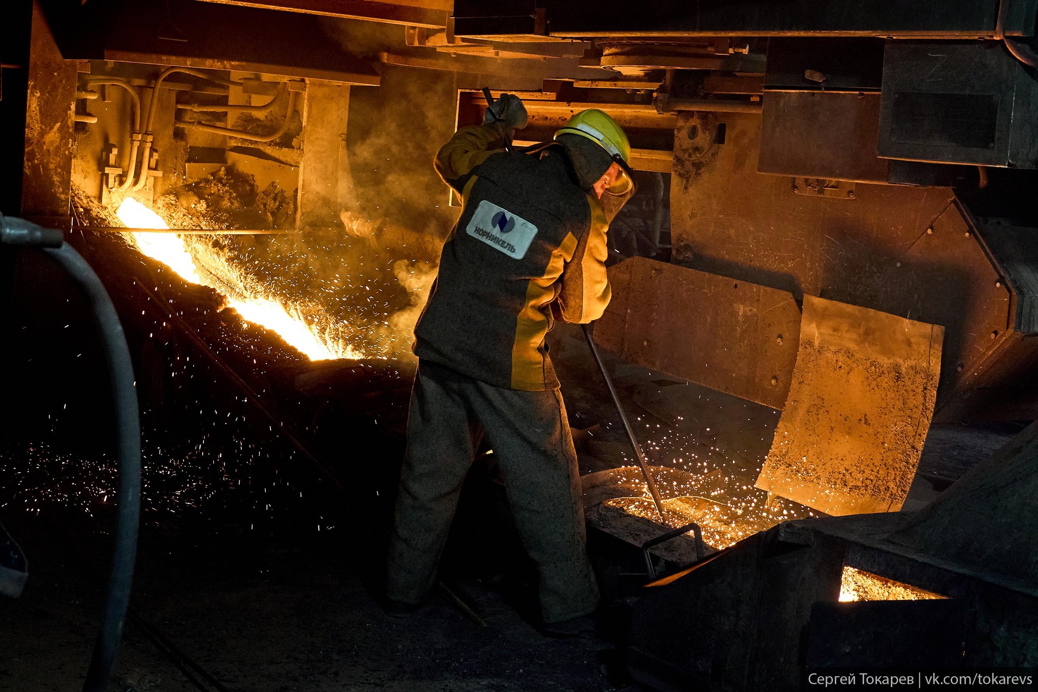 How metal is obtained from ore - Nadezhda Metallurgical Plant named after B.I. Kolesnikov in Norilsk (NMZ) - My, Industry, Russian production, Siberia, Production, Norilsk Nickel, Norilsk, Krasnoyarsk region, Metallurgy, Metallurgical plants, Video, Youtube, Longpost