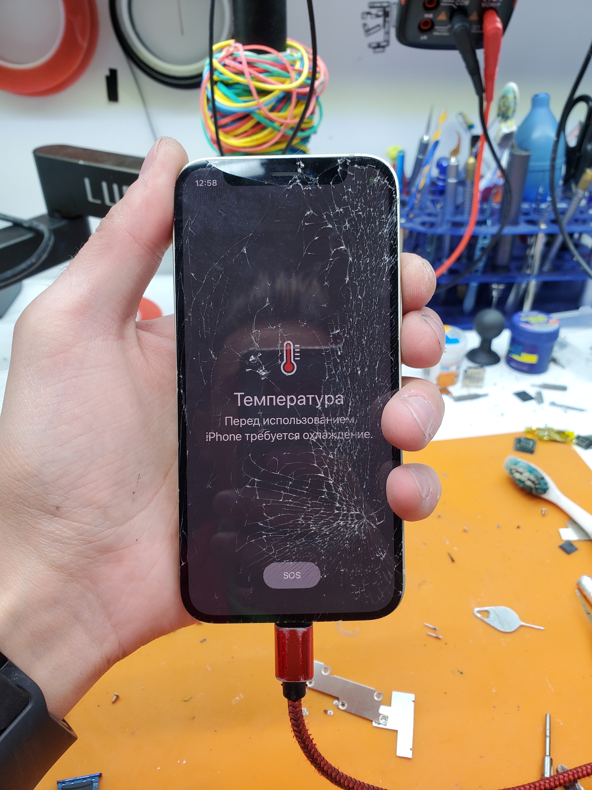 Частичный ремонт кусанного яблочка iphone 12 mini. Recovery data - Моё, Москва, Ремонт техники, Apple, Iphone 12, Пайка, Восстановление данных, Дорого, Мат, Длиннопост