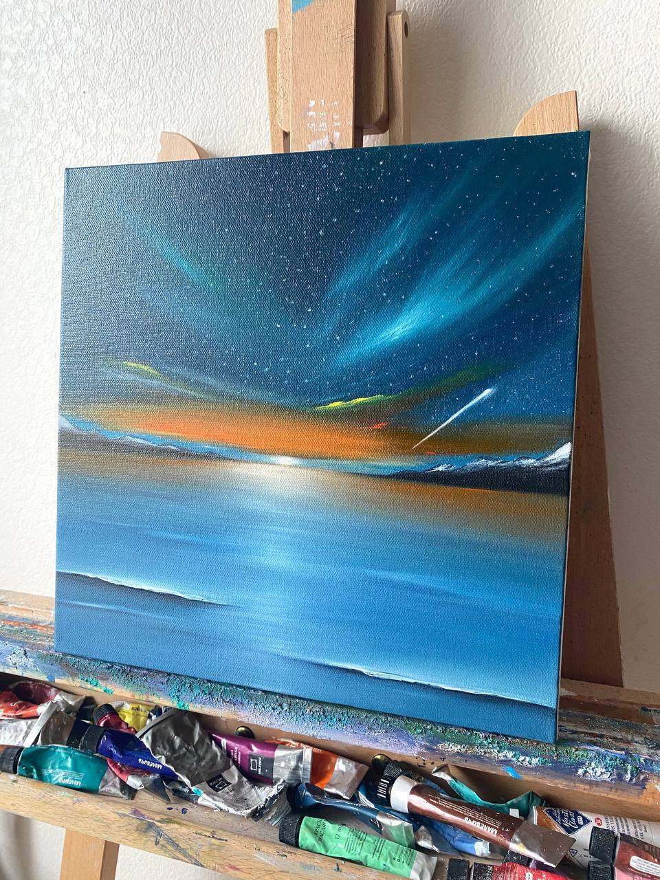 Oil painting on canvas Comet - My, Painting, Oil painting, Painting, Art, Interior painting, Artist, Oil paints, Oil, Longpost