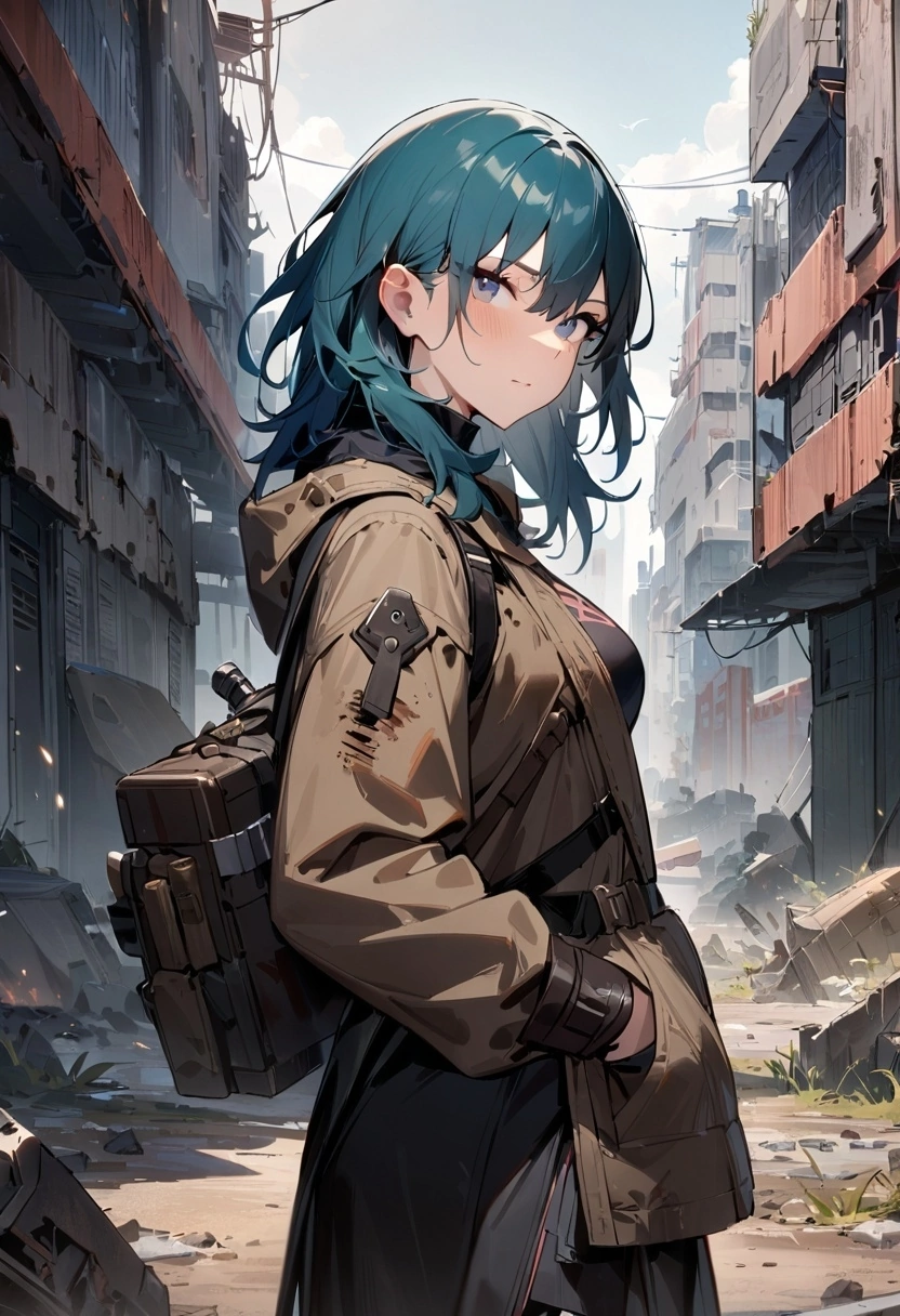 What if... 3 Fire Emblem girls in a post-apocalyptic, dystopian futurism? - My, Anime, Anime art, Neural network art, Stable diffusion, Fire emblem, Dystopia, Futurism, Post apocalypse, Girls, Нейронные сети, Longpost, Byleth, Robin, Corrin