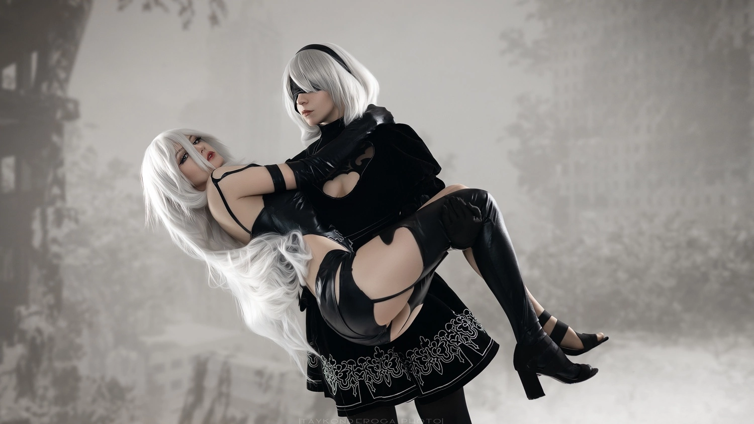 A2/2B - My, Cosplay, NIER Automata, Cosplayers, Girls, Longpost