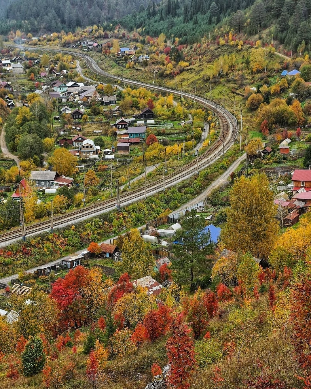 Perm region, Arkhipovka village - Autumn, Perm Territory, The photo