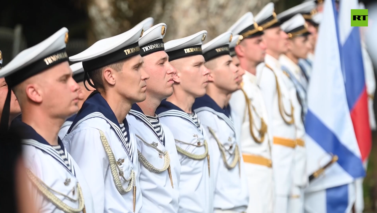 Three corvettes of the Russian Pacific Fleet entered Malaysia and honored the memory of the crew of the Russian cruiser Zhemchug, which perished 110 years ago - news, Russia, Malaysia, World War I, Navy, Cruiser, Corvette, Pacific Fleet, Longpost, Politics