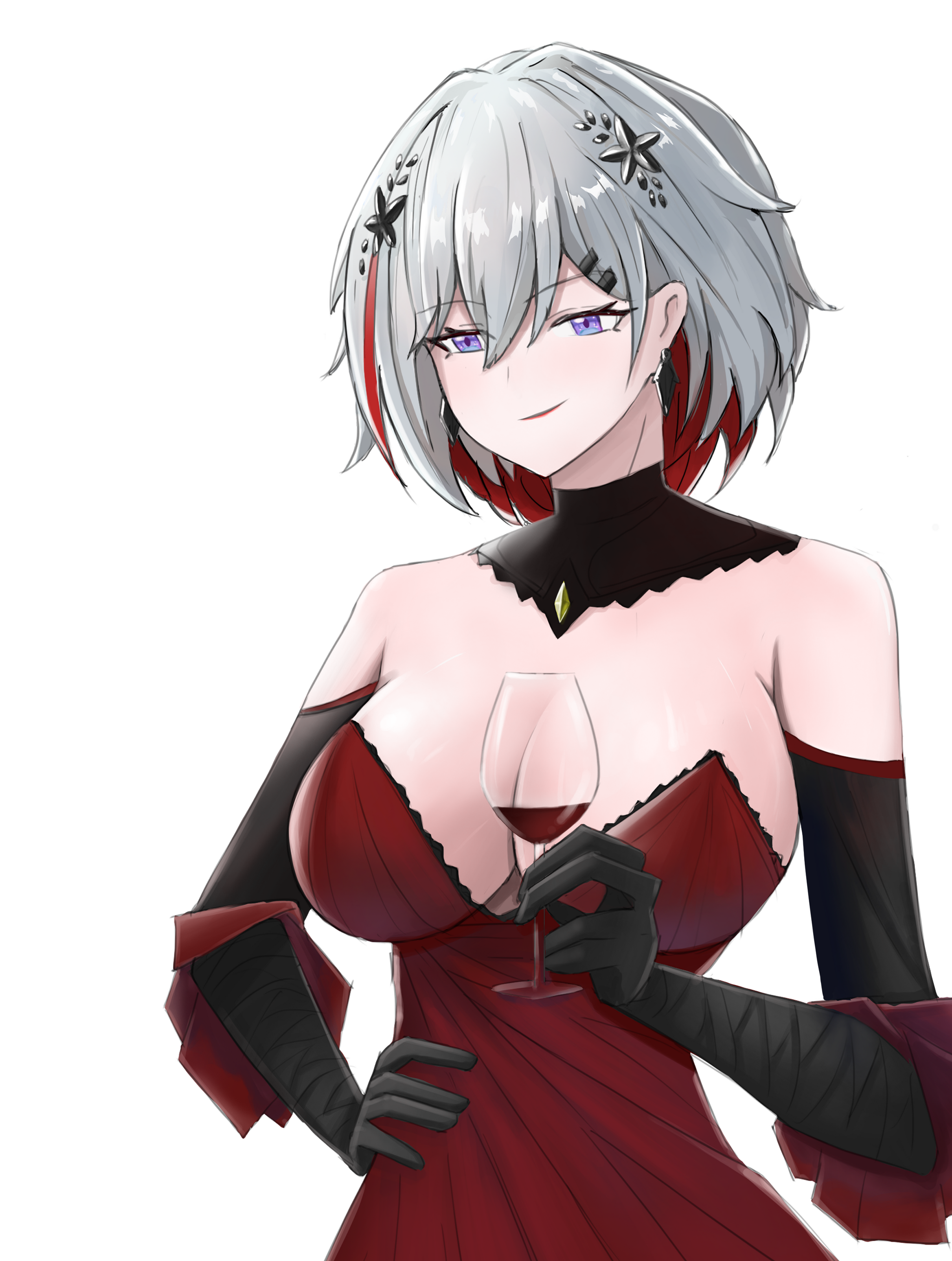 Elena in red - Anime, Anime art, Topaz (Honkai: Star Rail), Honkai: Star Rail