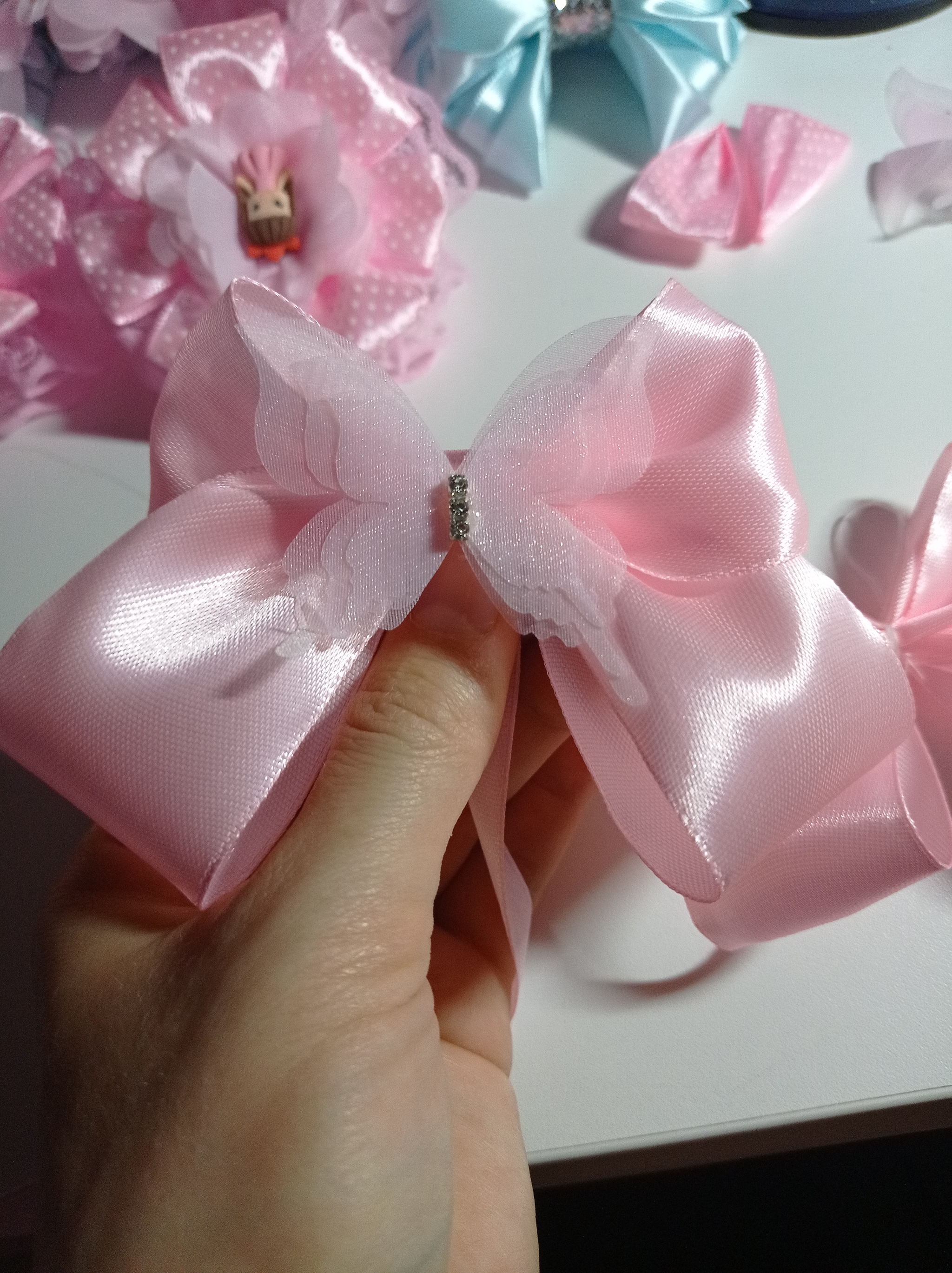 Bows - My, Needlework without process, With your own hands, Creation, Good mood, Needlework with process, Needlework, Survey, Advice, Hobby, Longpost