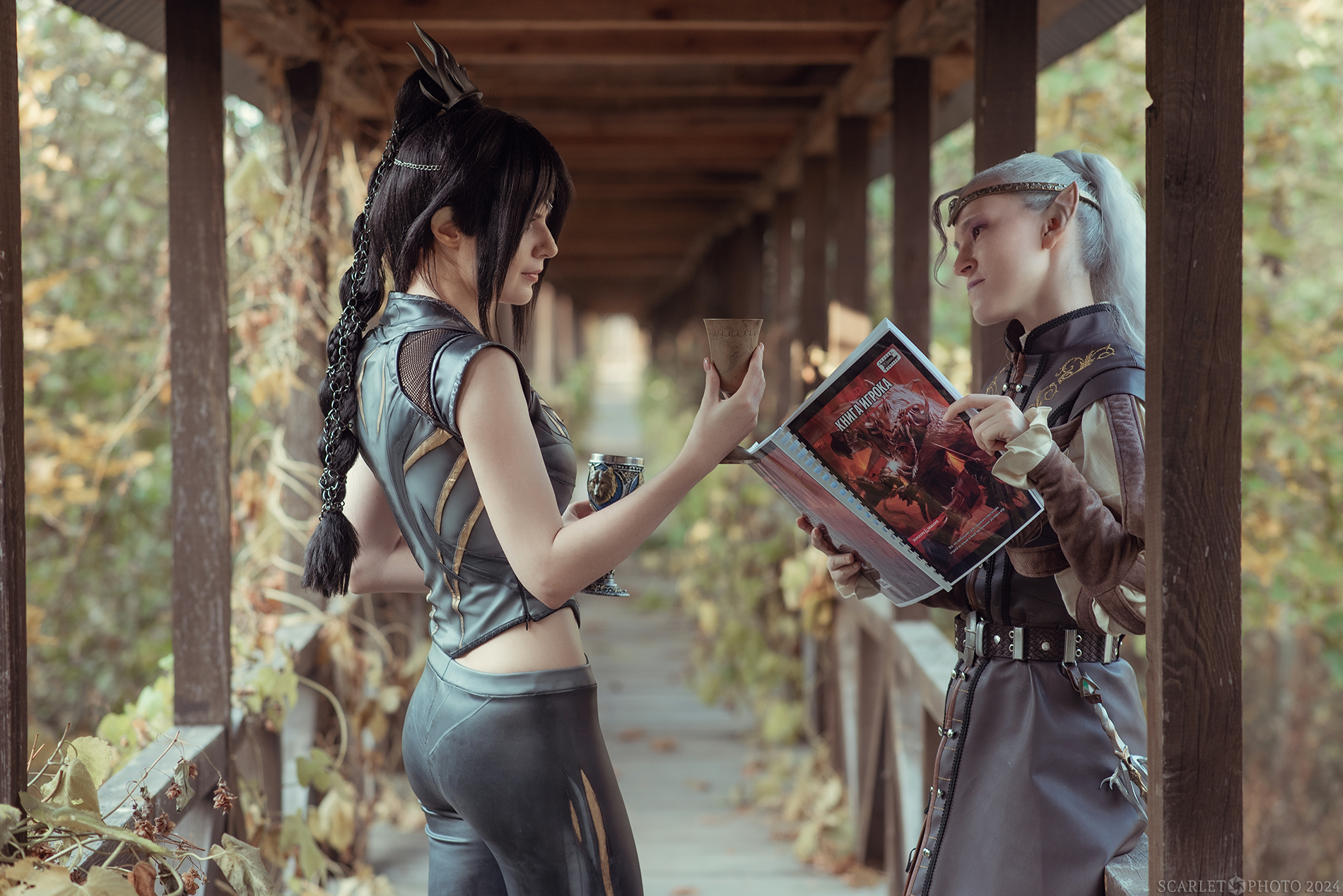 Shadowheart and fem-Astarion from Baldur's Gate 3! - My, The photo, Cosplay, Cosplayers, Craft, PHOTOSESSION, Baldur’s Gate 3, Astarion, Shadowheart, Fashion model, Longpost