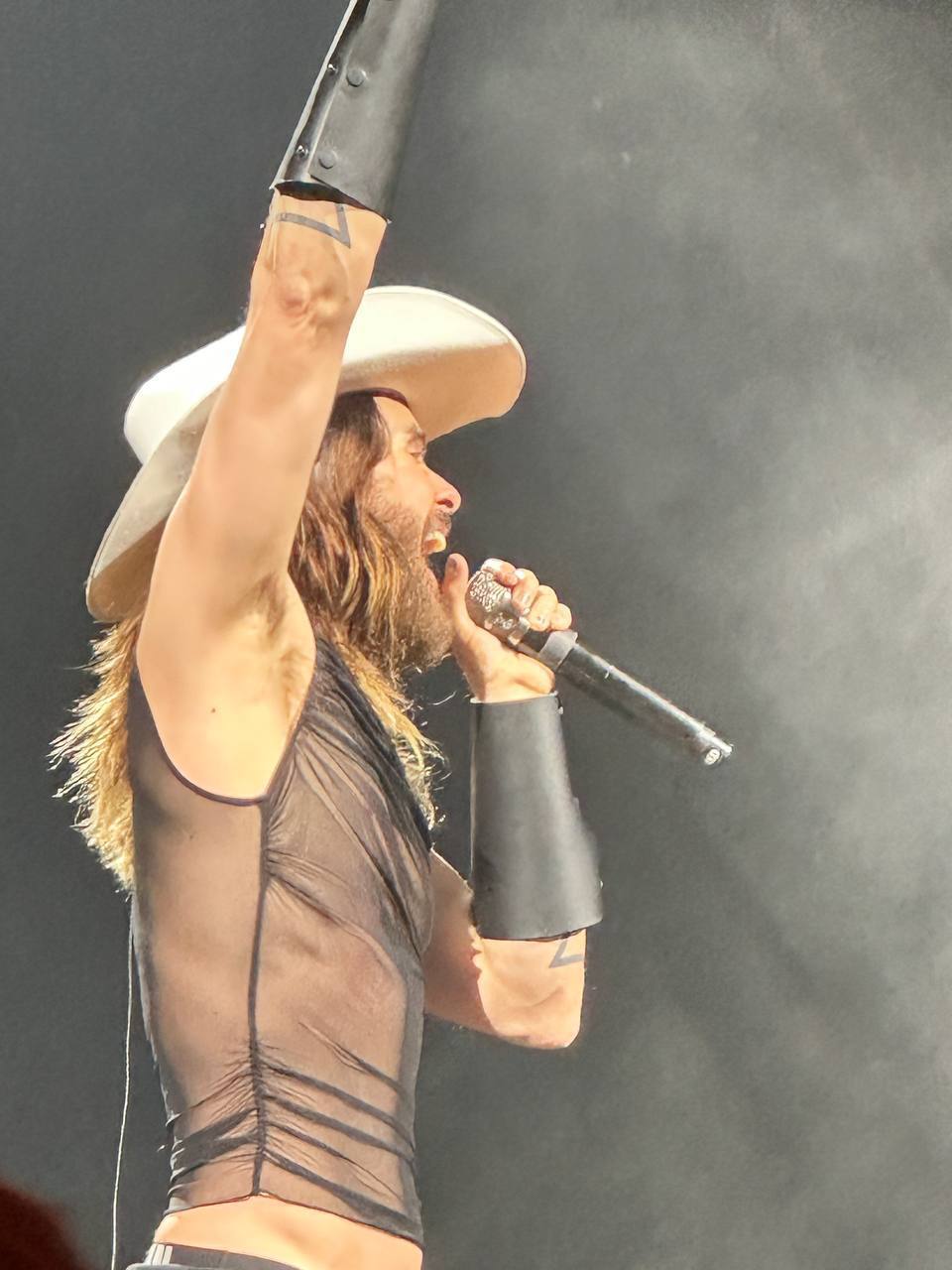 Some photos from the 30 Seconds to Mars concert in Astana on 10/15/2024 - My, Concert, 30 seconds to mars, Jared Leto, Astana, Kazakhstan, Rock, Rock concert, Music, The photo, Musicians, Hits, Longpost