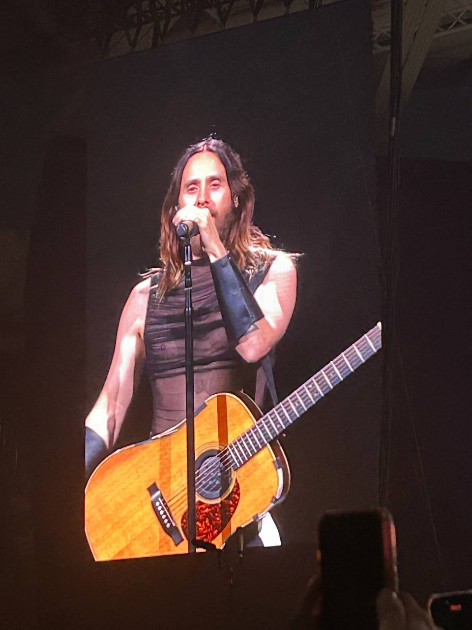 Some photos from the 30 Seconds to Mars concert in Astana on 10/15/2024 - My, Concert, 30 seconds to mars, Jared Leto, Astana, Kazakhstan, Rock, Rock concert, Music, The photo, Musicians, Hits, Longpost