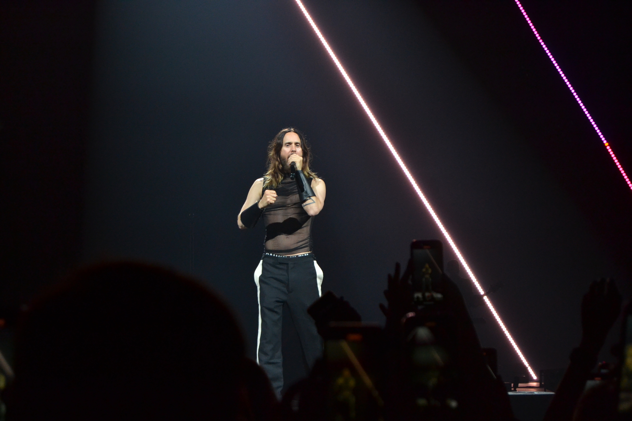 Some photos from the 30 Seconds to Mars concert in Astana on 10/15/2024 - My, Concert, 30 seconds to mars, Jared Leto, Astana, Kazakhstan, Rock, Rock concert, Music, The photo, Musicians, Hits, Longpost