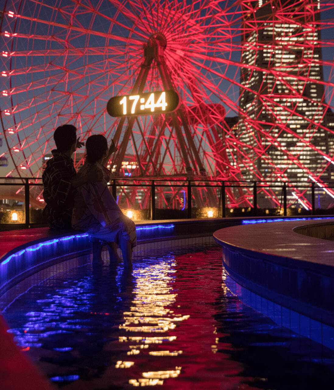 Hot spring with night views of Yokohama - My, Tourism, Japan, Informative, Around the world, Longpost