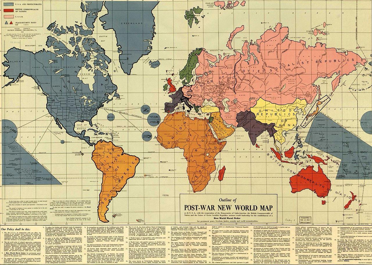 План Рузвельта - СССР, США, Китай, Великобритания, География, Франклин Рузвельт, План, Фейк