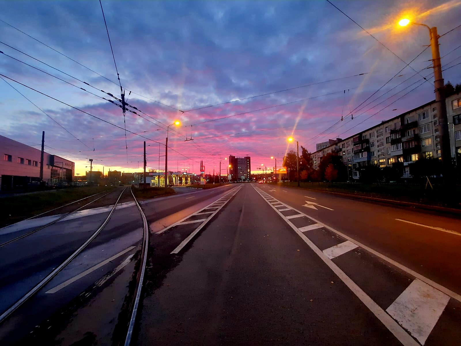 Morning in St. Petersburg - My, Morning, dawn, Saint Petersburg, beauty, Nature, Beautiful view