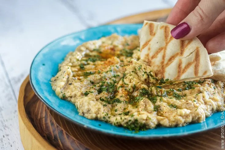 Continuation of the post Easy Baba Ganoush Recipe. Creamy, savory, smoked eggplant sauce with tahini, garlic and citrus - My, Recipe, Cooking, Ingredients, Serving dishes, Eggplant, Snack, Salad, Dinner, Eggplant caviar, Dinner, Yummy, Food, Men's cooking, Reply to post