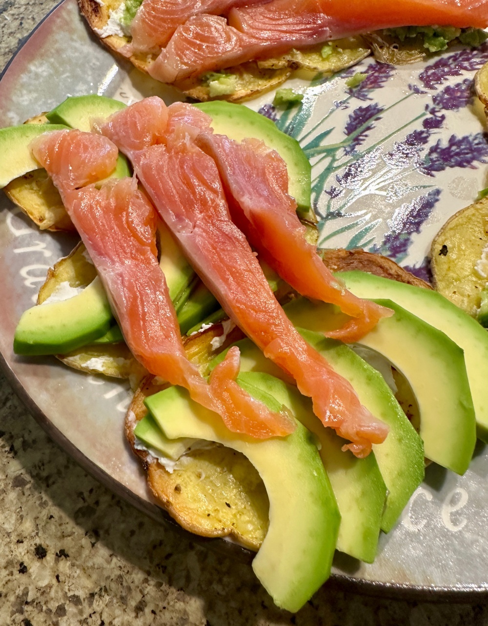 Potato Scrambled Eggs with Avocado and Salmon - My, Food, Recipe, Omelette, Poached eggs, Longpost