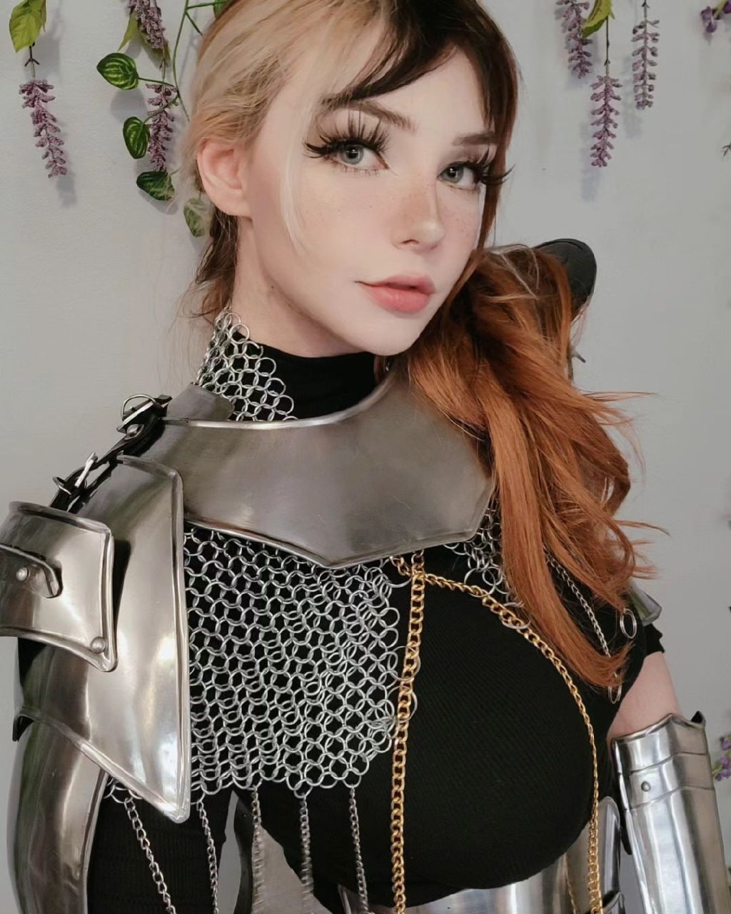 Beautiful girl knight - Girls, The photo, Chain mail