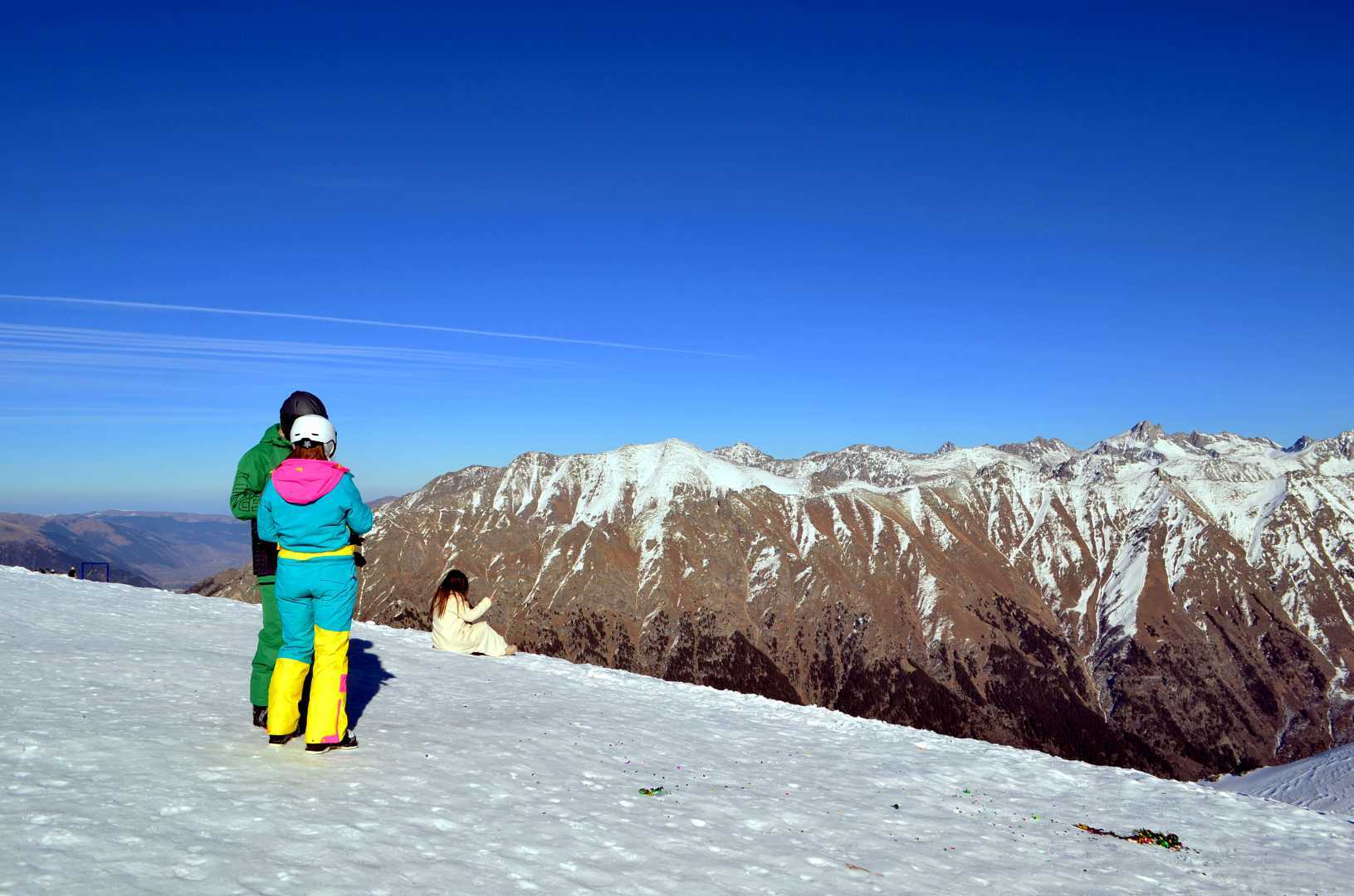 In Dombai - My, The photo, Landscape, Tourism, Kislovodsk, Dombay, The mountains, Vertex, Peaks, Snow