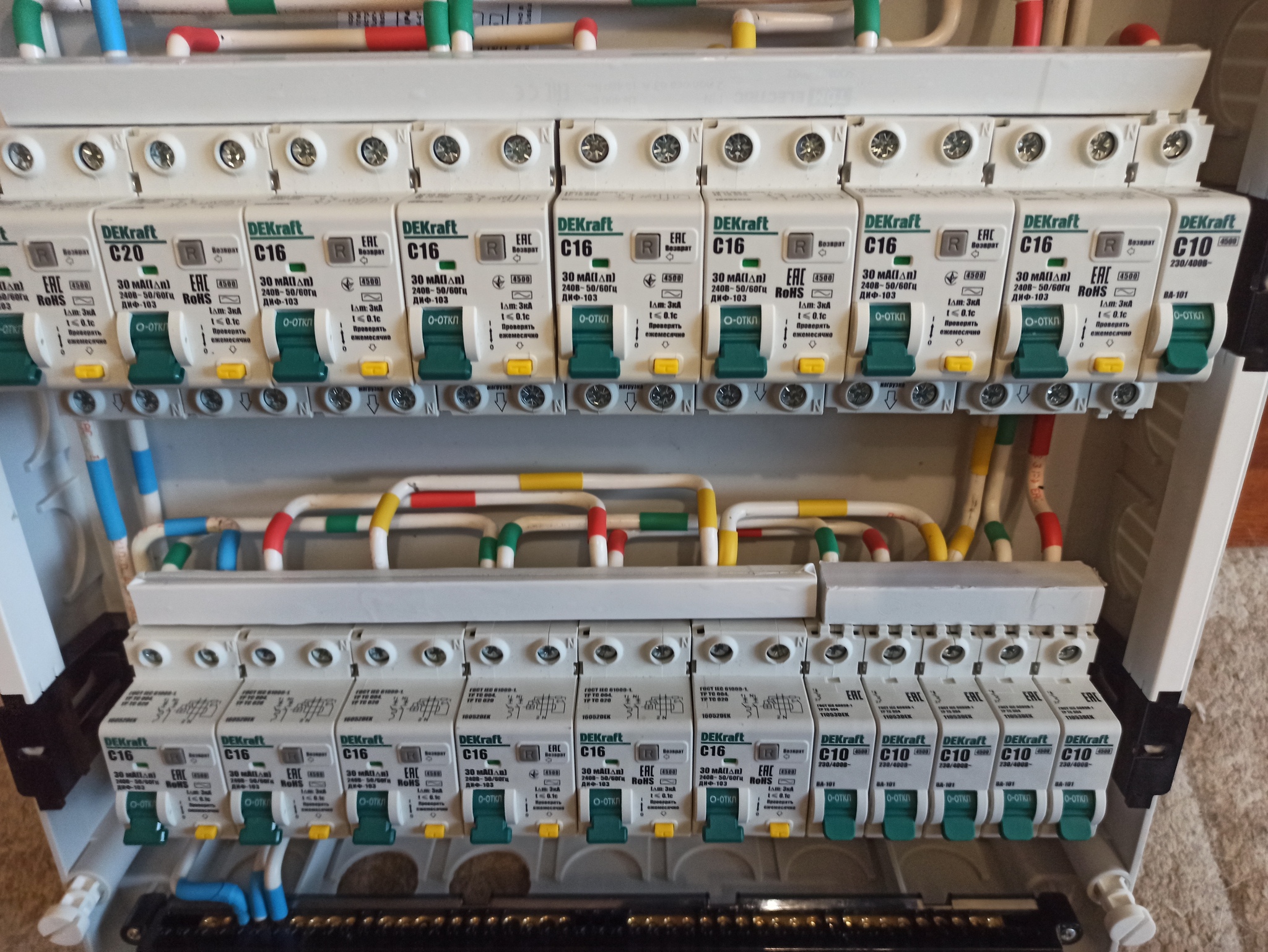 A bit of electroporn 3 - My, Electrician, Электрик, Electrical board, Longpost