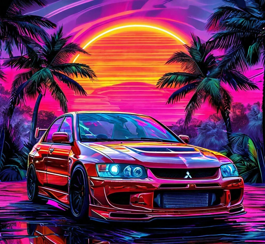 Legends - My, Neural network art, Нейронные сети, Toyota, Nissan, Mitsubishi, Honda, Mazda, Subaru, Auto, Longpost