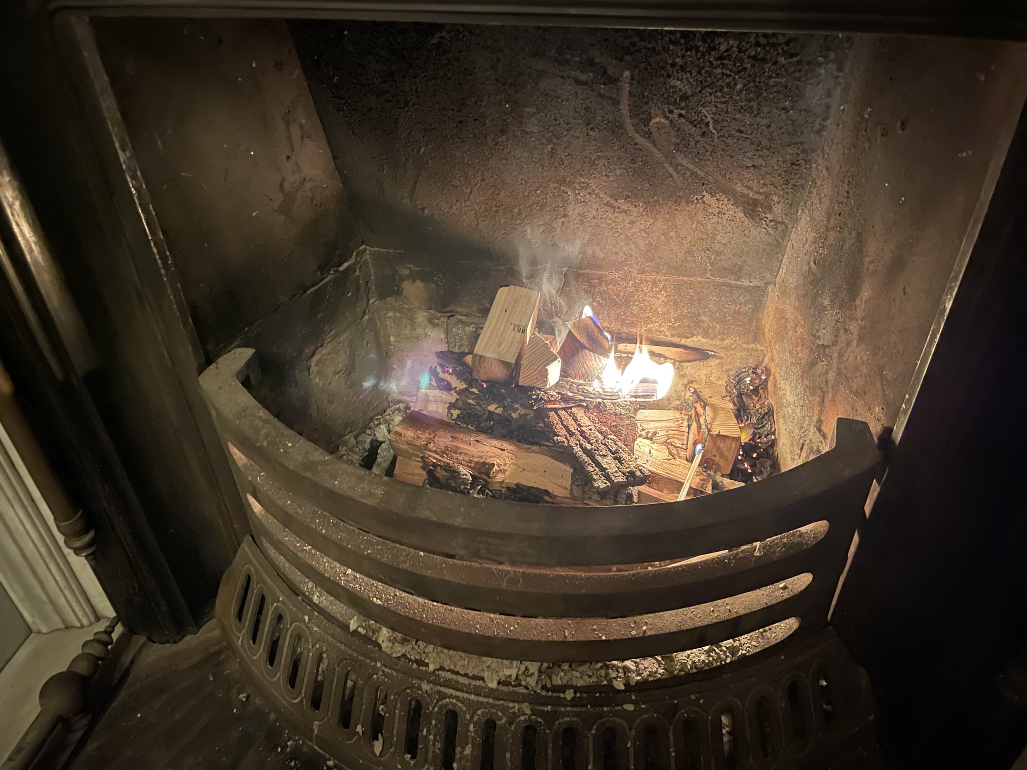 Coal fireplace - My, Personal experience, Victorian era, Fireplace, Coal, Mat, Longpost