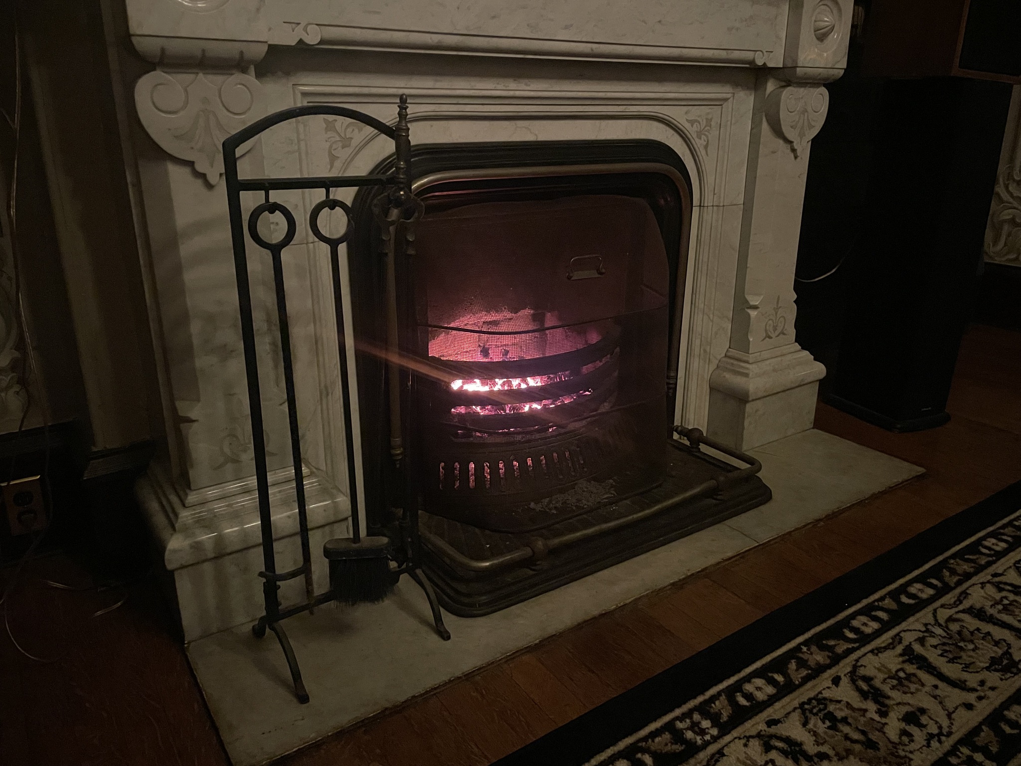 Coal fireplace - My, Personal experience, Victorian era, Fireplace, Coal, Mat, Longpost