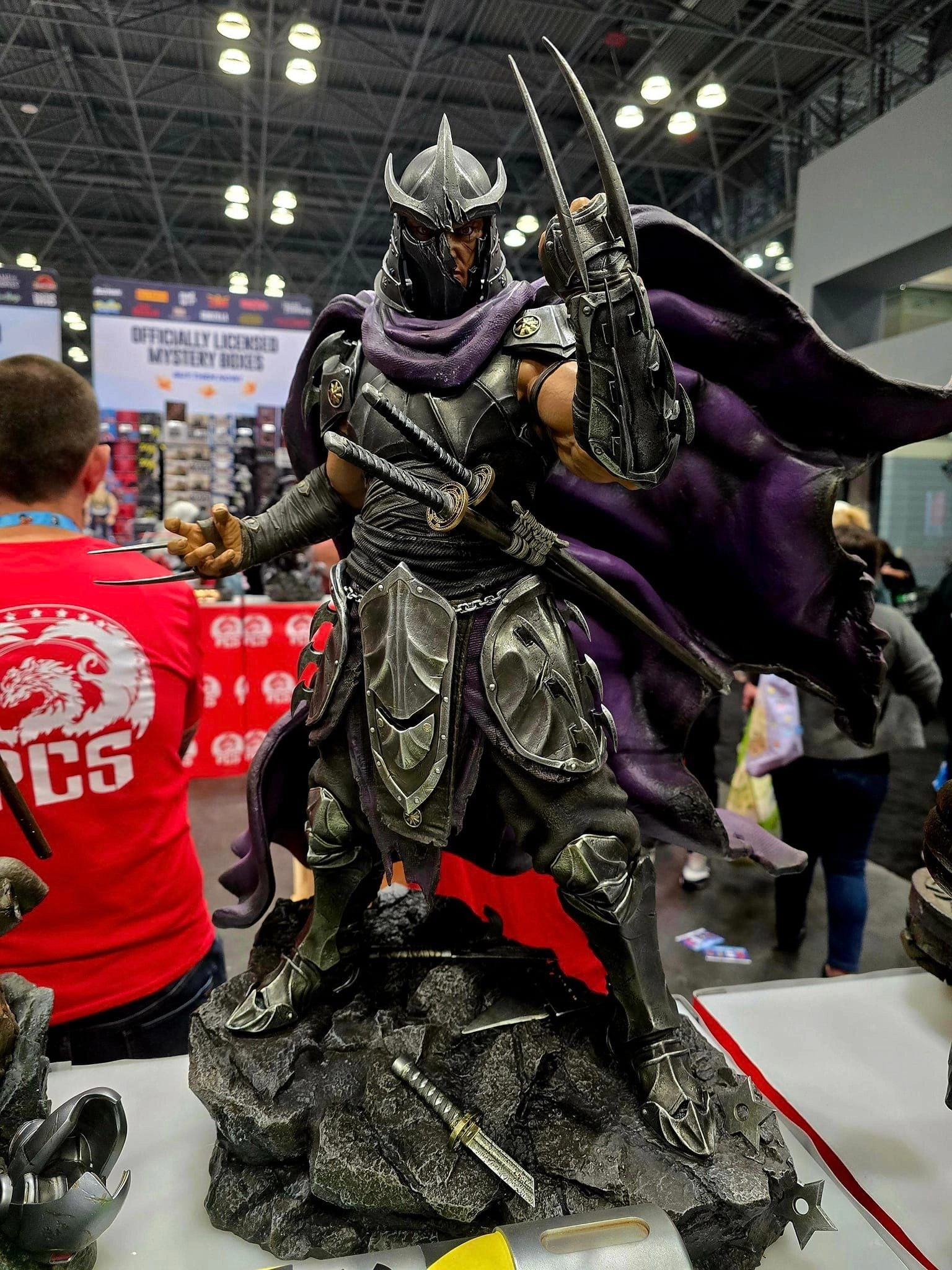 Стенд Premium Collectibles Studio на NYCC 2024 - Выставка, США, Коллекционные фигурки, Американское кино, Черепашки-Ниндзя, Блейд, Трансформеры, Ворон, Крик, Джейсон Вурхис, Шредер, Lady Death, Дарт Мол, Star Wars, Длиннопост