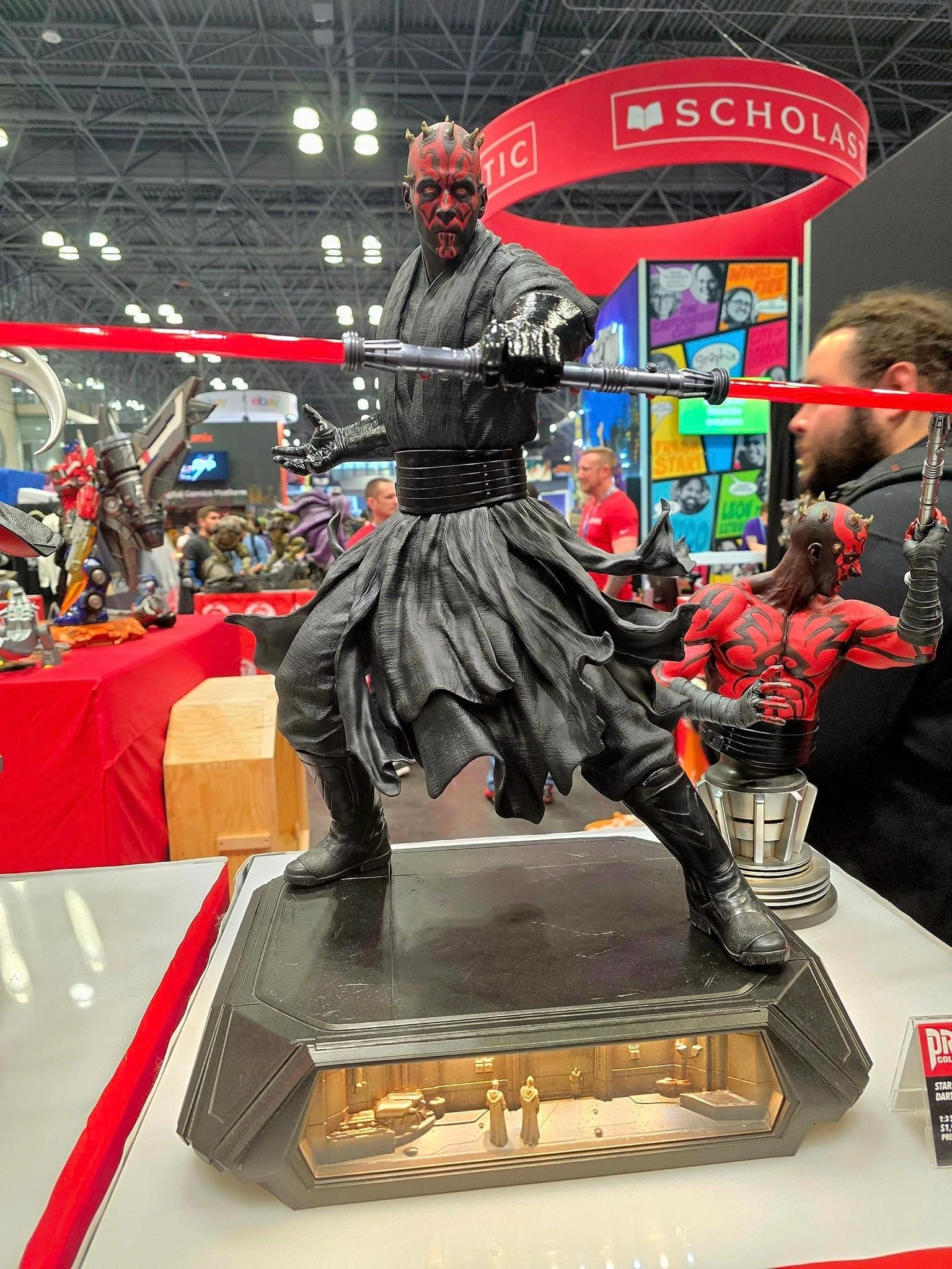 Стенд Premium Collectibles Studio на NYCC 2024 - Выставка, США, Коллекционные фигурки, Американское кино, Черепашки-Ниндзя, Блейд, Трансформеры, Ворон, Крик, Джейсон Вурхис, Шредер, Lady Death, Дарт Мол, Star Wars, Длиннопост