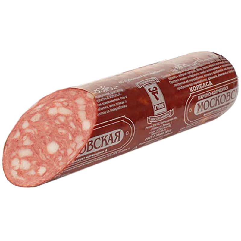 Cooked-smoked sausage Gubkinsky MK Moskovskaya premium grade - My, Sausage, Boiled sausage, Question, Ask Peekaboo