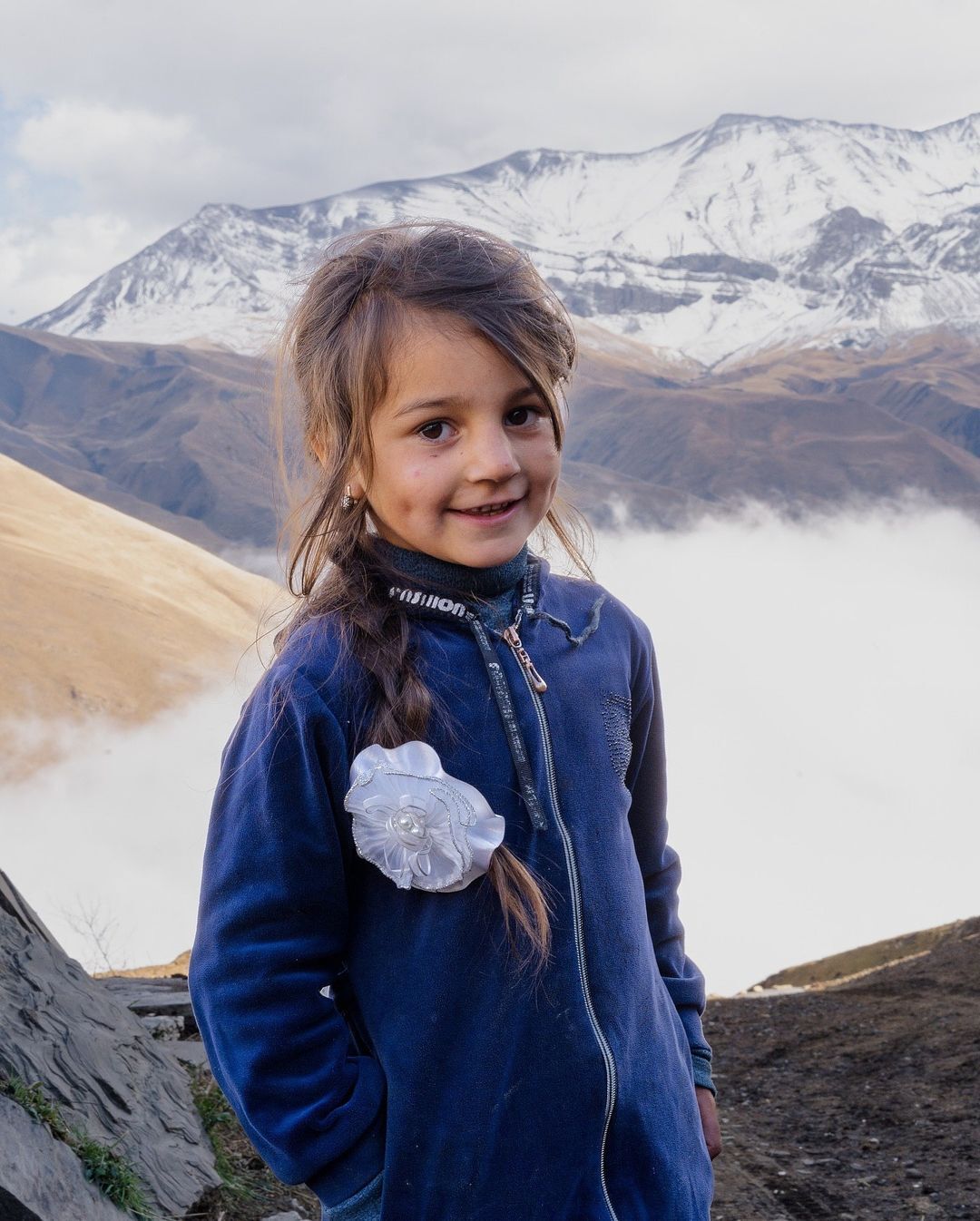 Residents of the highest mountain settlement in Europe, the village of Kurush, 2560 meters above sea level, the Republic of Dagestan - Children, The photo, Dagestan, Caucasus, Dagestanis, Longpost