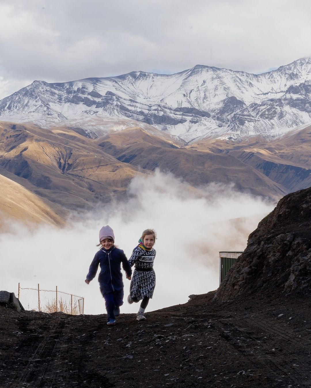 Residents of the highest mountain settlement in Europe, the village of Kurush, 2560 meters above sea level, the Republic of Dagestan - Children, The photo, Dagestan, Caucasus, Dagestanis, Longpost