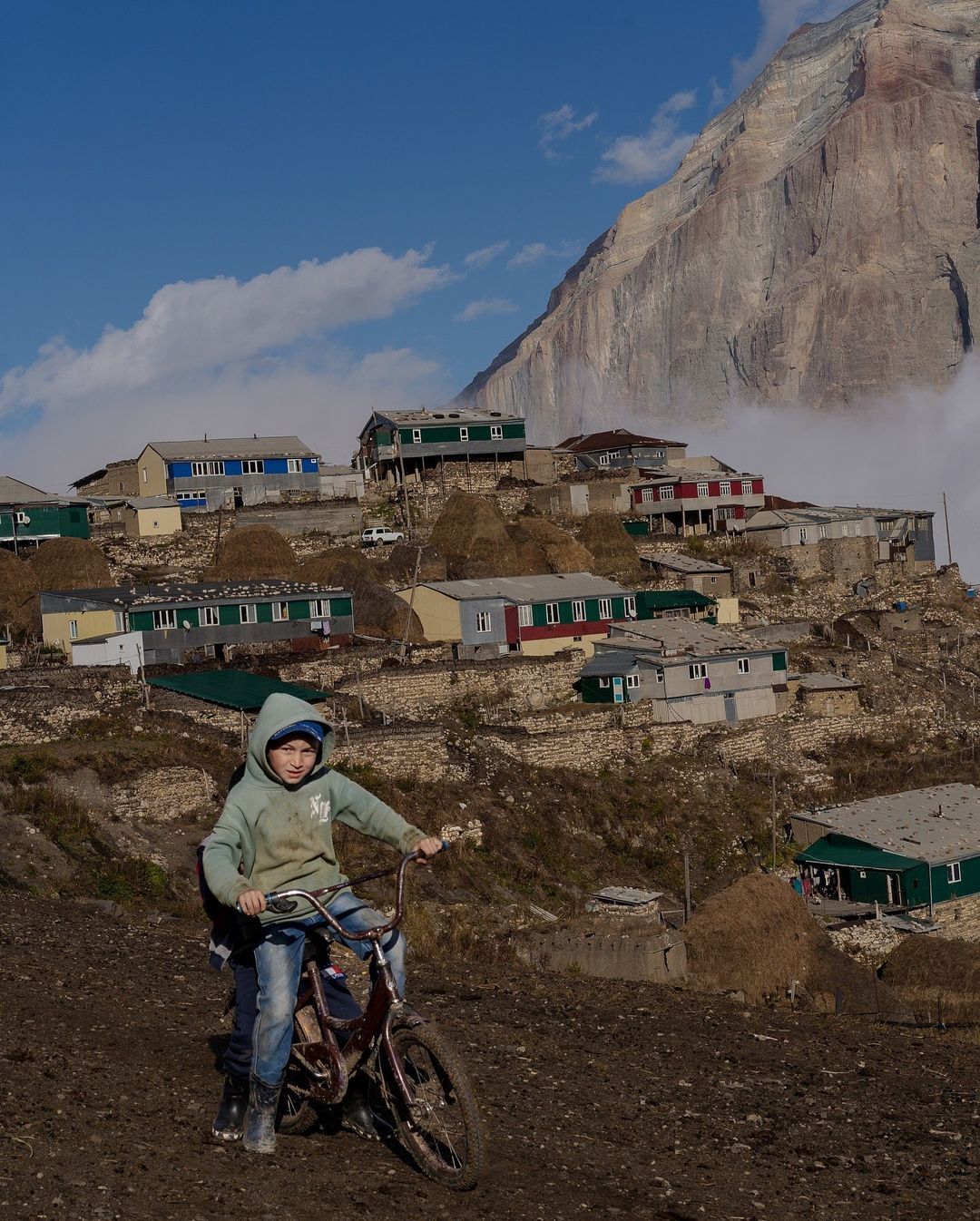 Residents of the highest mountain settlement in Europe, the village of Kurush, 2560 meters above sea level, the Republic of Dagestan - Children, The photo, Dagestan, Caucasus, Dagestanis, Longpost