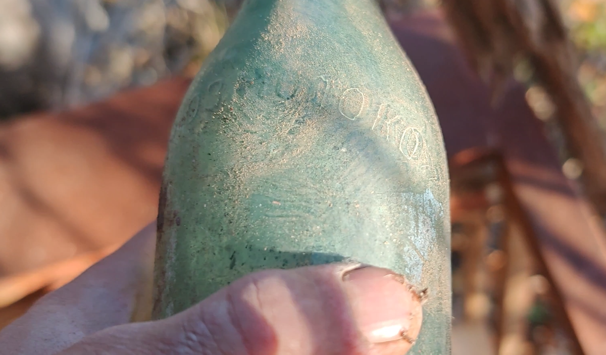 This bottle could cost more than 20,000 rubles if it were whole. - My, Find, Search, Abandoned, Longpost