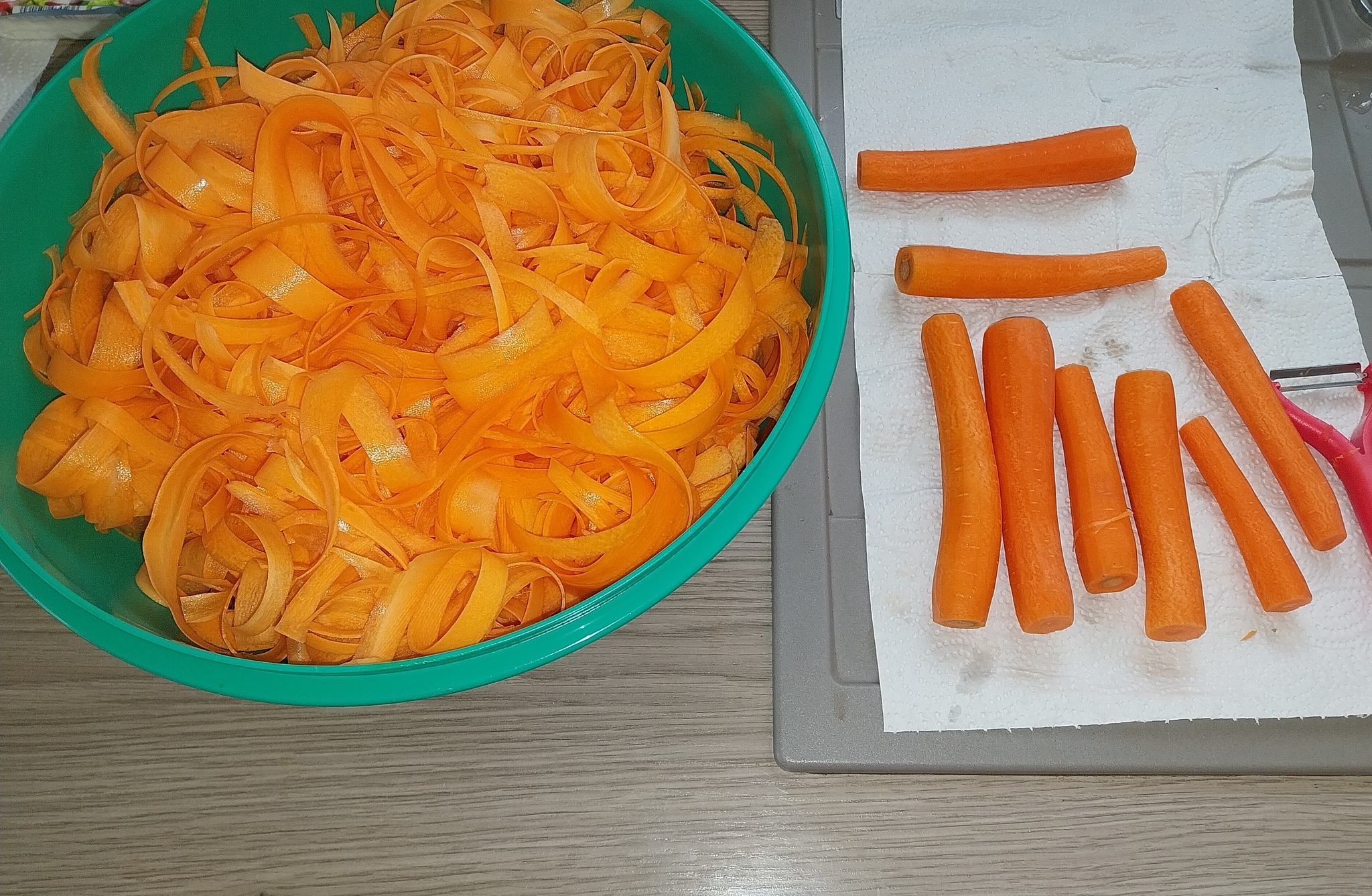 Simple and delicious salad - My, Salad, Cooking, Carrot, Vegetables, Vitamins, Longpost