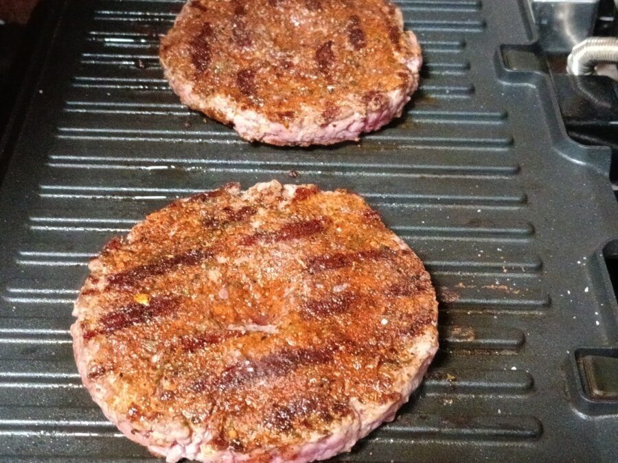 Pumpkin Hummus Burger - My, Recipe, Sage, Pumpkin, Burger, Lebanon, Shiitake, Pine nuts, Poppy, Longpost, Food