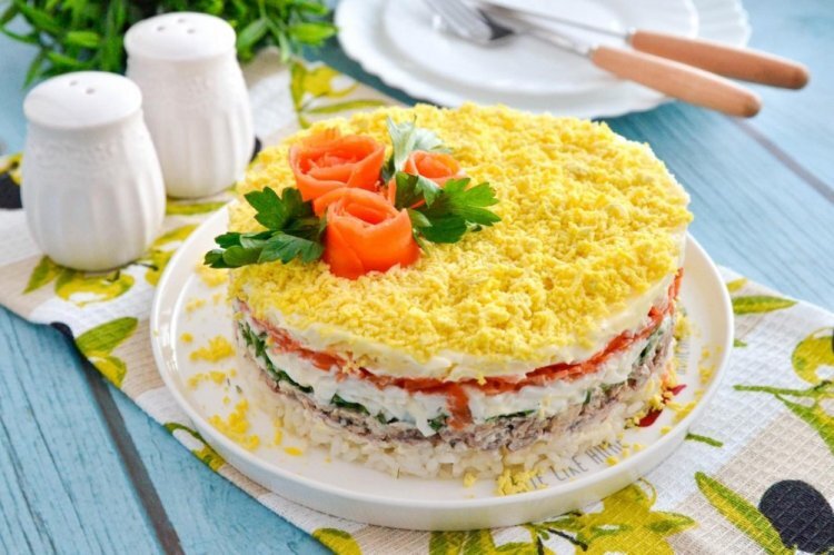 What if we also remember salads from the USSR? Which is your favorite? - Salad, Olivier salad, Longpost, Made in USSR, Recipe, Childhood, It used to be better