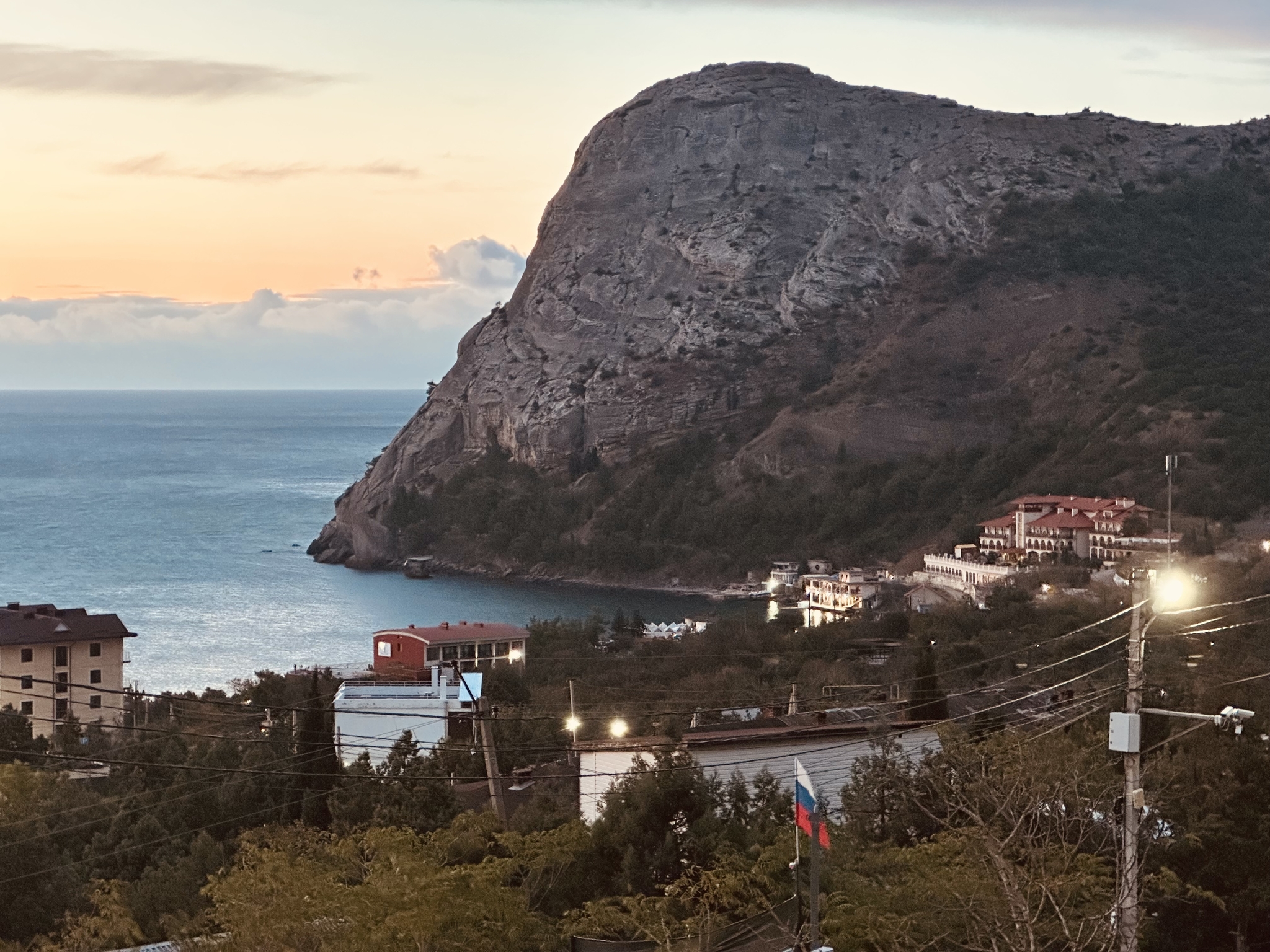 Morning village Novy Svet and its surroundings Crimea - My, Crimea, New World, Nature, Longpost