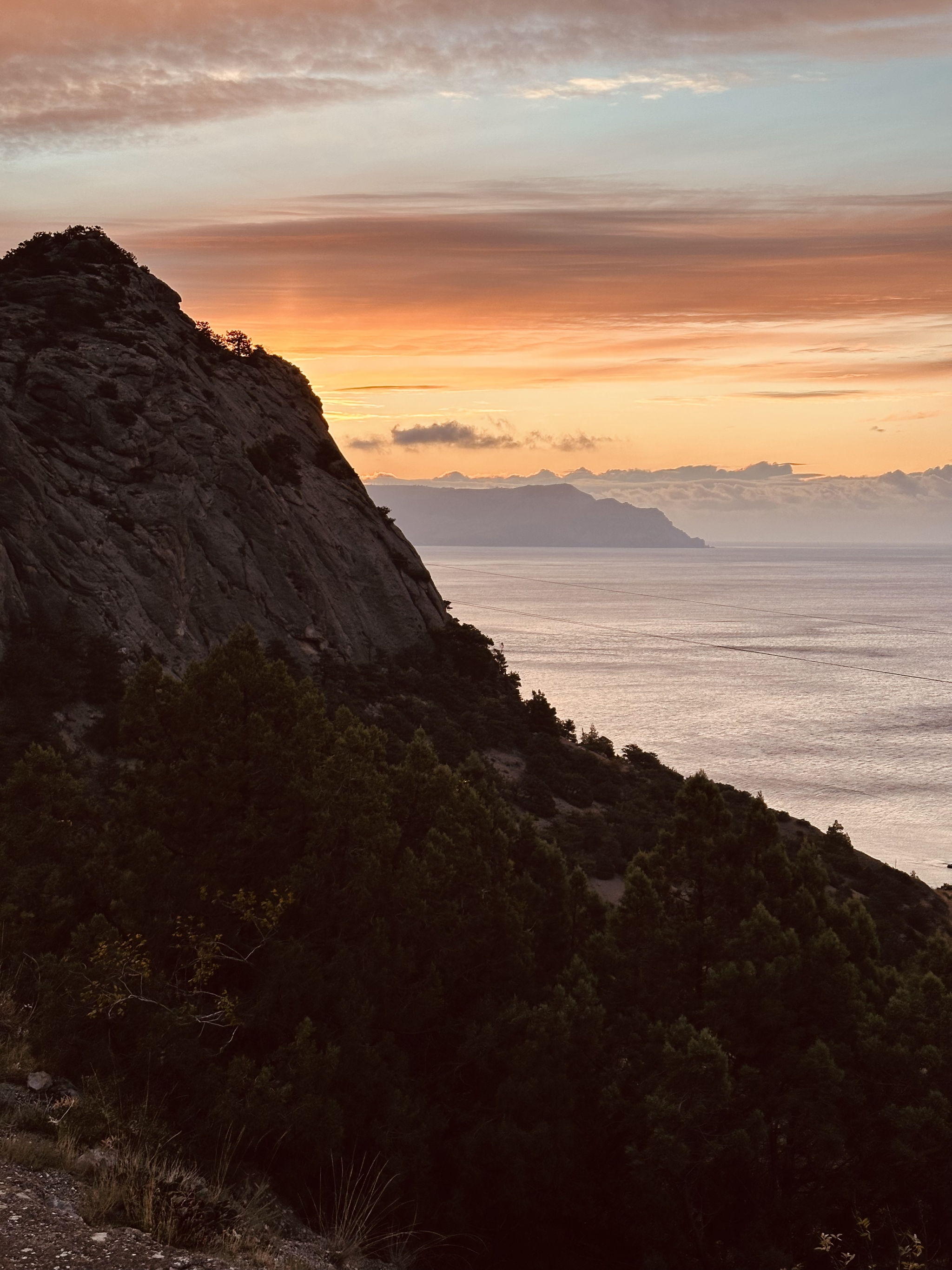 Morning village Novy Svet and its surroundings Crimea - My, Crimea, New World, Nature, Longpost